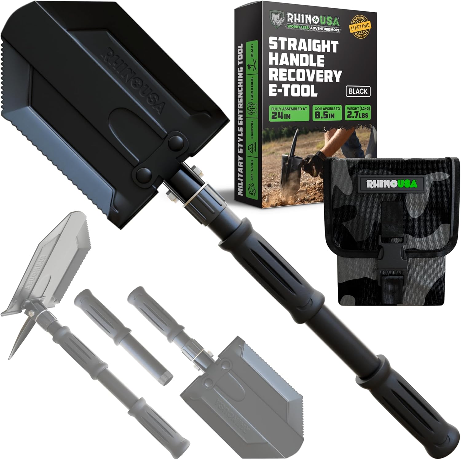 Accesorios Para Camping Rhino USA Pala de supervivencia