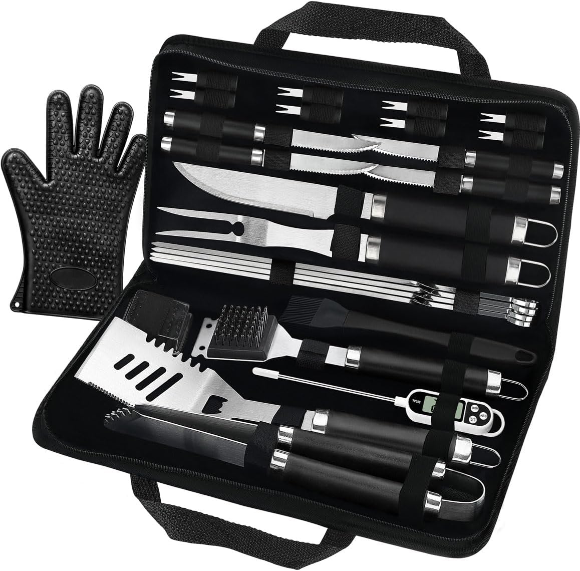 Accesorios de Cocina POLIGO Juego de 26 accesorios de parrilla