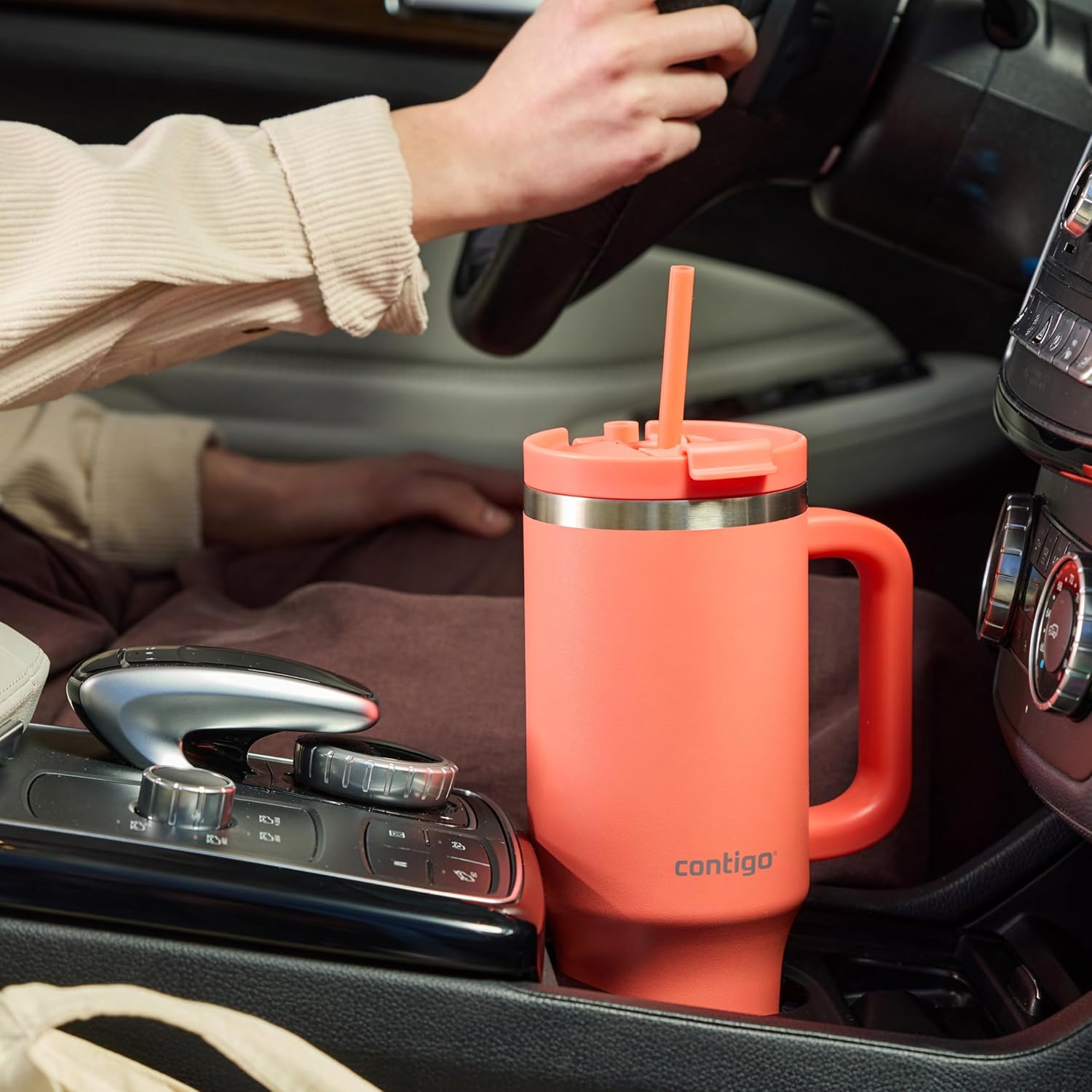 Vaso Contigo Streeterville - Vaso de acero inoxidable de 40 onzas