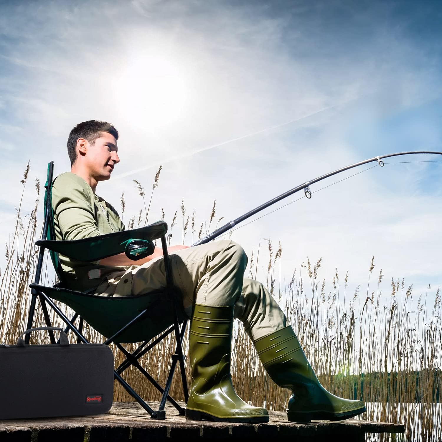 Caña para Pesca Sougayilang Telescopic Fishing Combo