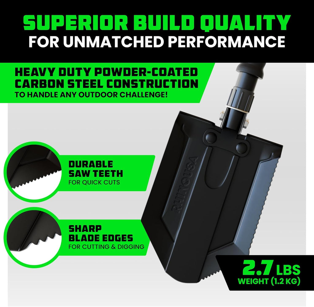 Colmado Overland Camping Rhino USA Pala de supervivencia