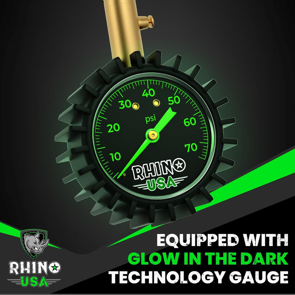 Accesorios para Overlanding Rhino Usa Medidor de presión de los neumáticos