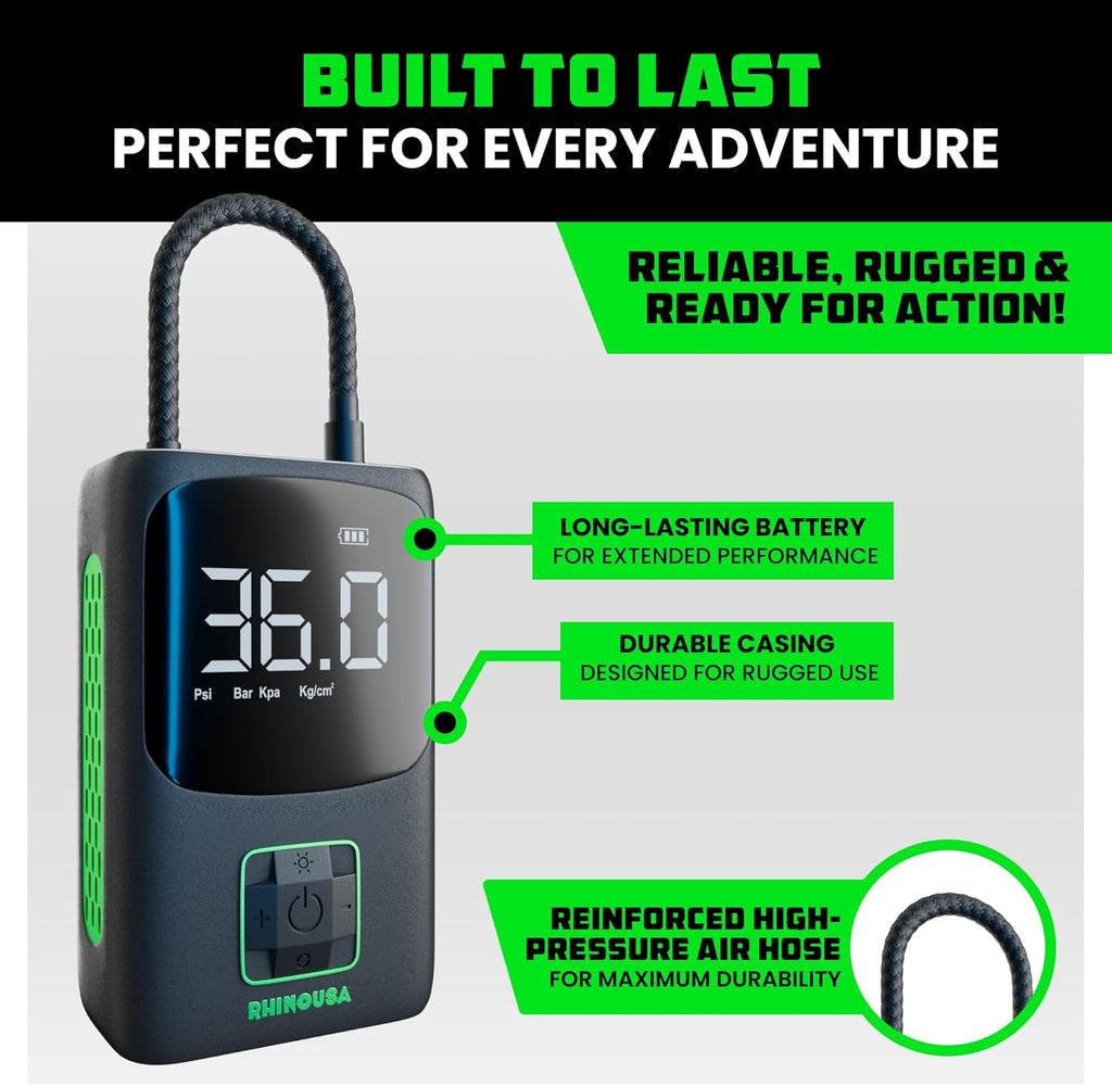 Accesorios para Overlanding Rhino USA Inflador de neumáticos portatil