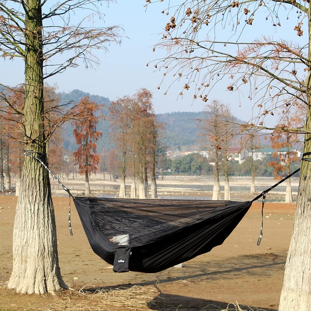 Hamaca Sunyear Camping con red extraíble