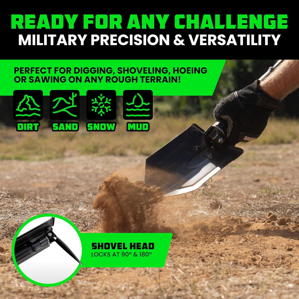 Colmado Overland Camping Rhino USA Pala de supervivencia