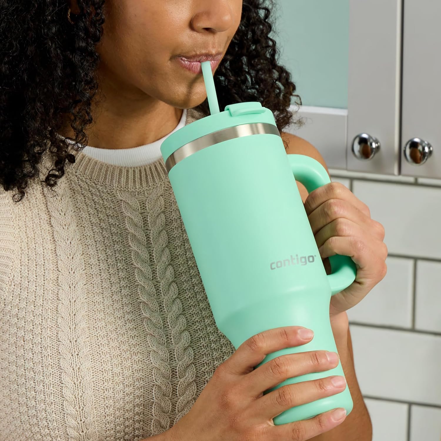 Vaso Contigo Streeterville - Vaso de acero inoxidable de 40 onzas