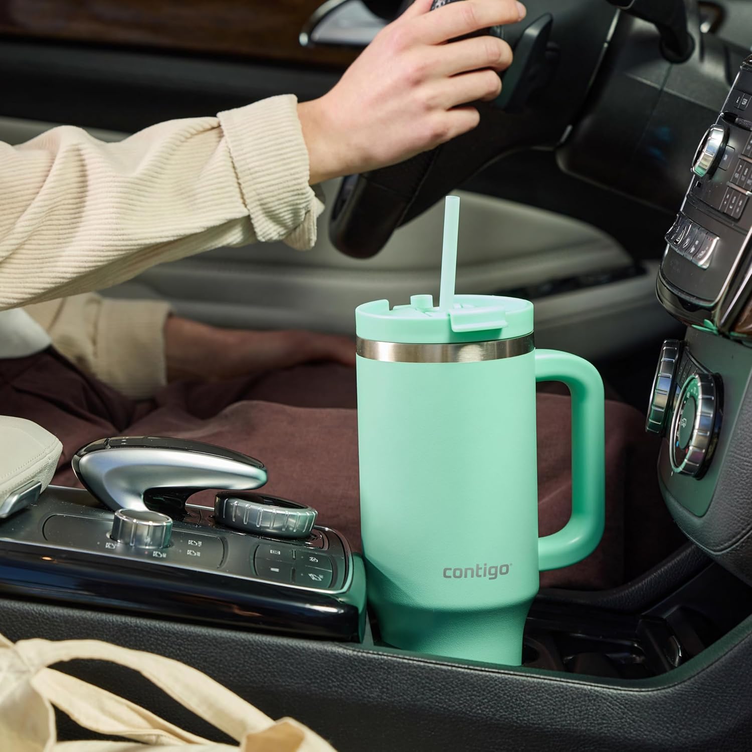 Vaso Contigo Streeterville - Vaso de acero inoxidable de 40 onzas