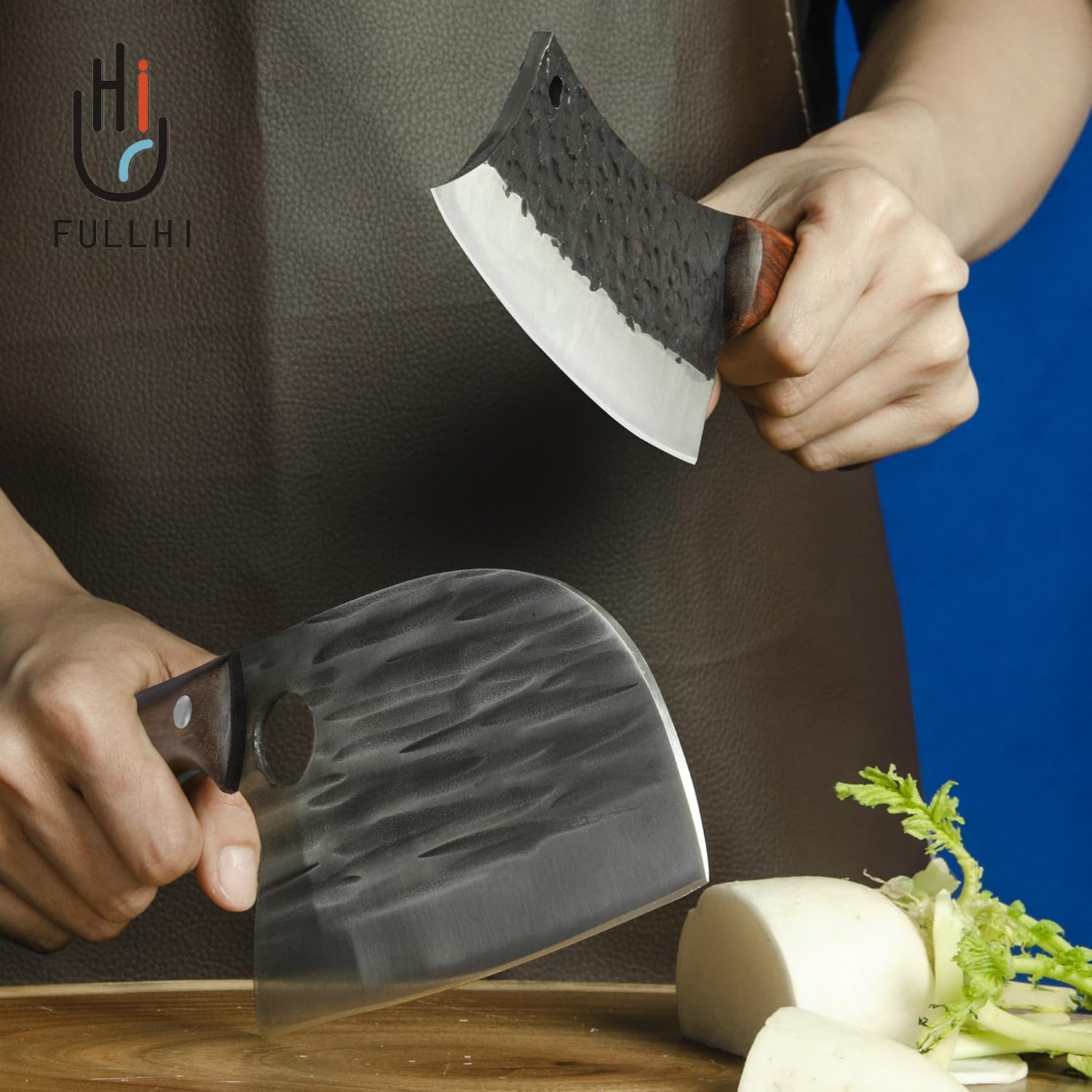 Accesorios de Cocina FULLHI Juego de Cuchillos de Carnicero