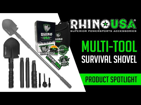 Accesorios Para Camping Rhino USA Pala de supervivencia extendible